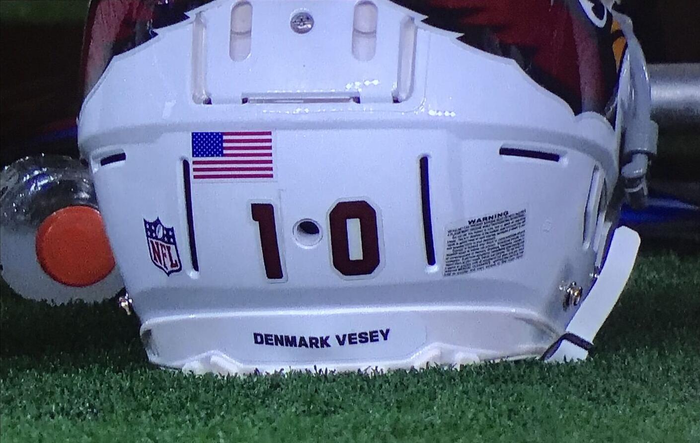 DeAndre Hopkins helmet denmark vesey
